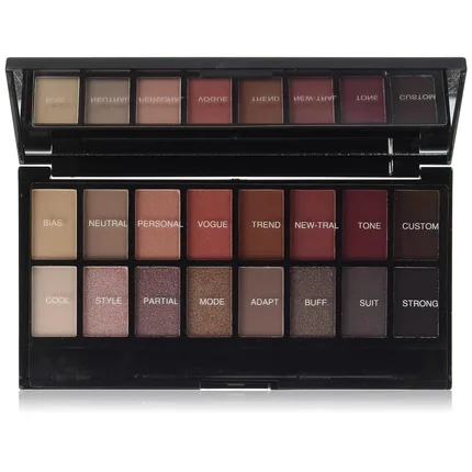 Paletă farduri de pleoape, Makeup Revolution, New-Trals vs Neutrals, 15 nuanțe — preț și oferte