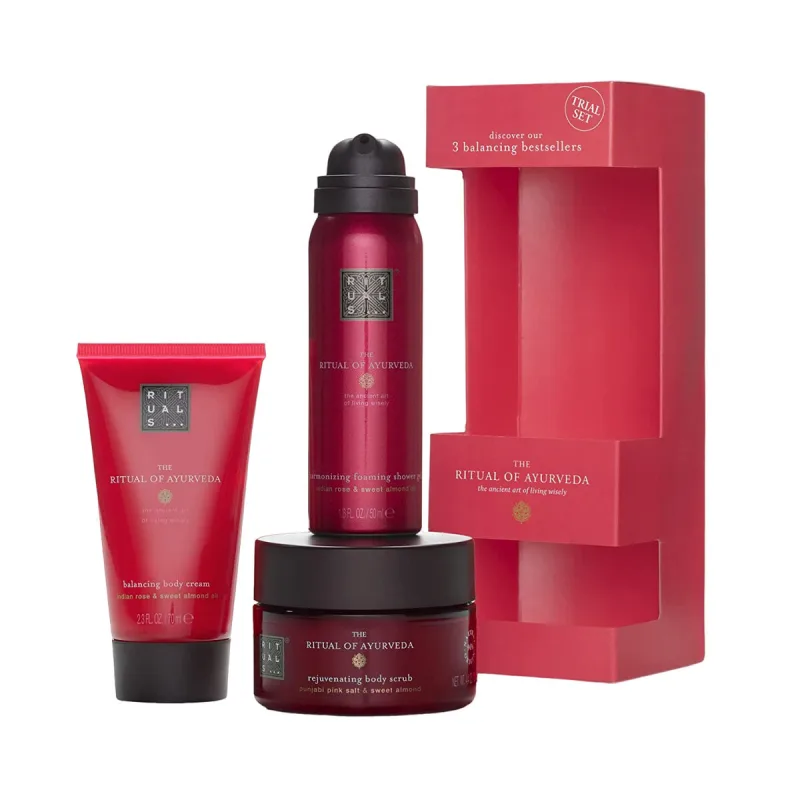 Set cadou cosmetic, Rituals, The Ritual of Ayurveda, trandafir indian, ulei de migdale — preț și oferte