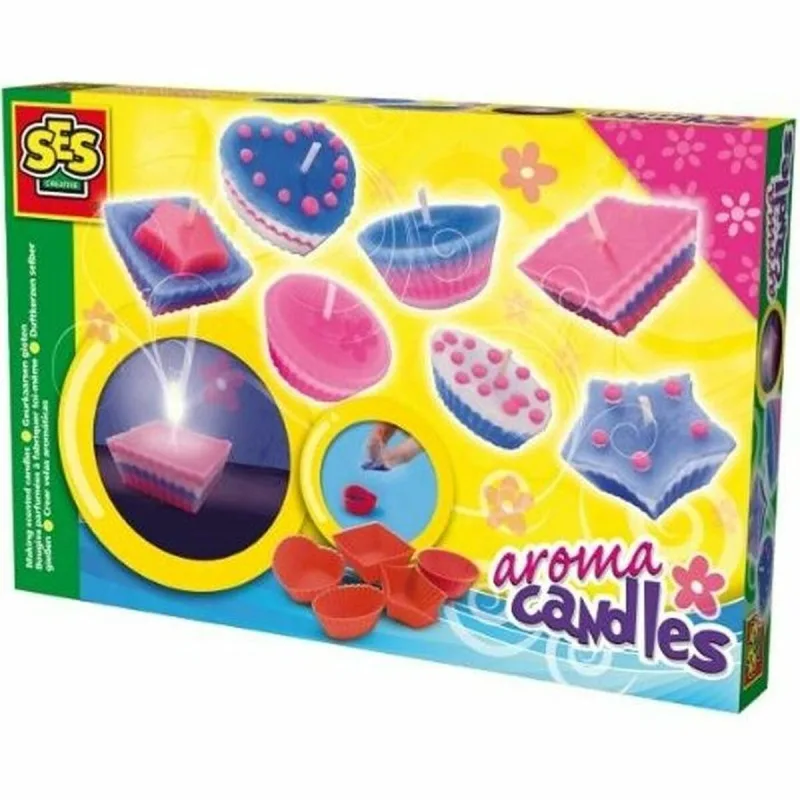 Set creativ, SES Creative, lumânări parfumate, multicolor Unknown — preț și oferte