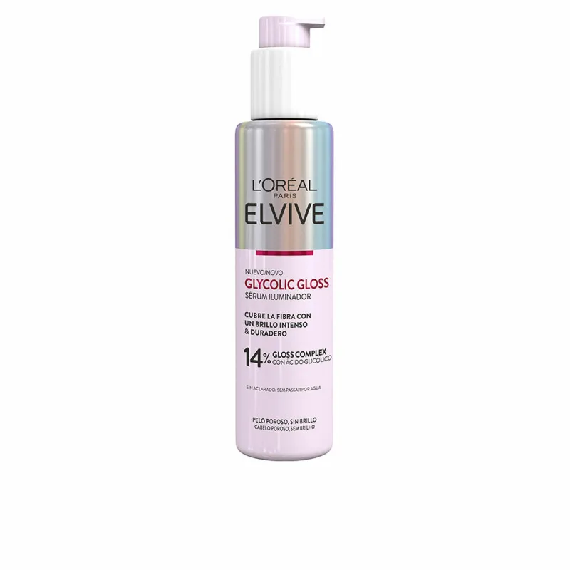 Ser L'Oréal Paris Elvive, Glycolic Gloss, 150 ml, păr moale și strălucitor — preț și oferte