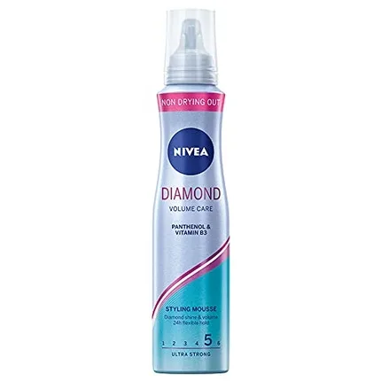 Spumă pentru volum păr, NIVEA, Diamond Volume Care, 150ml — preț și oferte