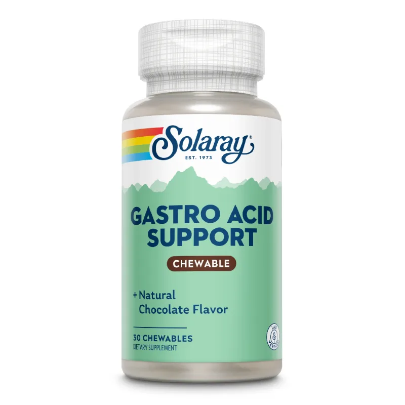 Gastro Acid Support Solaray, 30 tablete masticabile, Secom SOLARAY SUA — preț și oferte