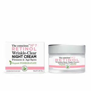 Cremă de noapte, The Conscious, Retinol, rodie, 50 ml