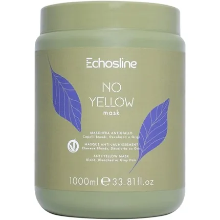 Masca păr, EchosLine, NO YELLOW, 1000 ml — preț și oferte