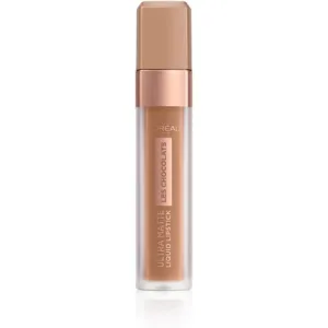 Ruj lichid, L'Oreal Paris, Les Chocolats Ultra Matte, Ginger Bomb, maro