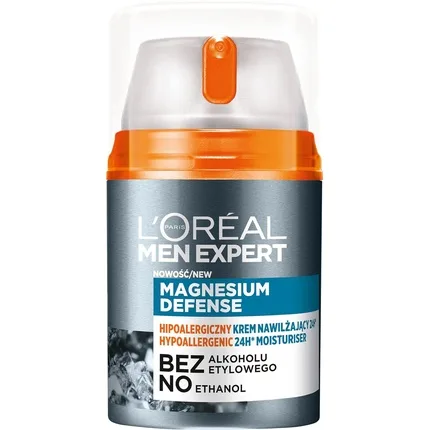 Cremă hidratantă, L'Oréal Paris Men Expert, Magnesium Defense, 50ml — preț și oferte