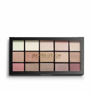 Paletă fard de pleoape, Revolution Beauty, Reloaded Iconic, 3.0, 15 nuanțe, 16.5g