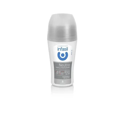 Deodorant roll-on, Infasil, Triple Protection, 50 ml, neutru — preț și oferte