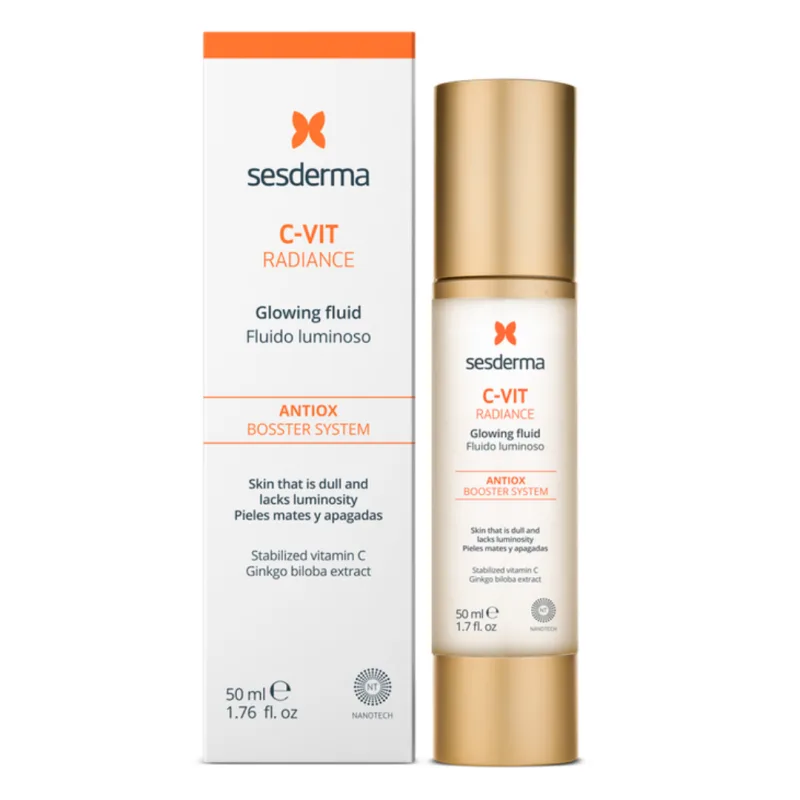 Fluid pentru luminozitatea tenului C-Vit Radiance, 50 ml, Sesderma — preț și oferte