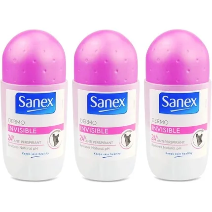 Deodorant roll-on, Sanex, Invisible, 50ml — preț și oferte