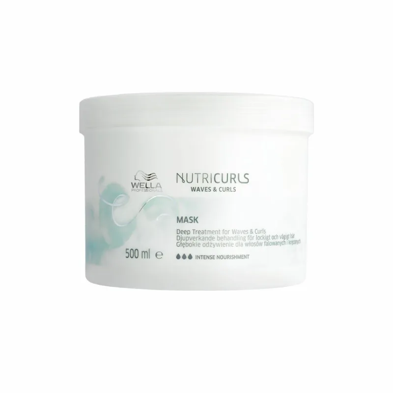 Masca de păr, Wella, Nutricurls, pentru păr ondulat și creț, 500 ml — preț și oferte