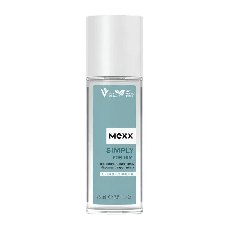 Deodorant spray bărbați, Mexx, Simply, 75 ml — preț și oferte