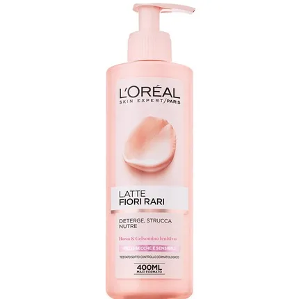 Demachiant lapte, L'Oreal, Fiori Rari, ten uscat, 400 mL L'OREAL PARIS — preț și oferte