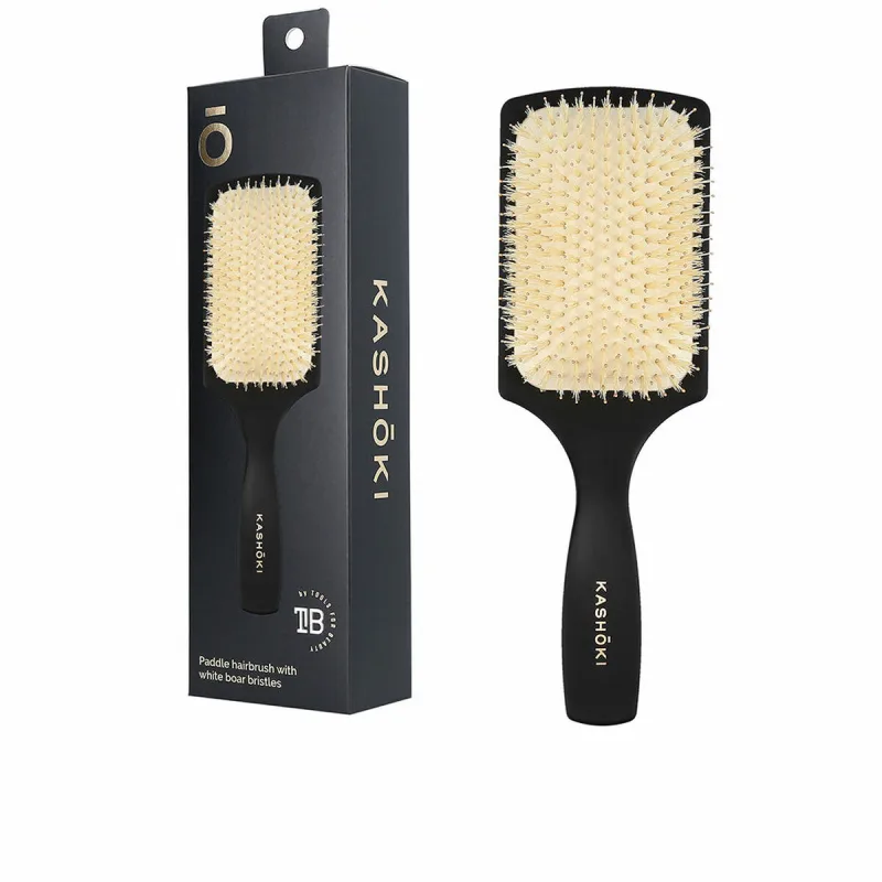 Perie păr, Kashōki, Paddle, păr natural, design pătrat — preț și oferte