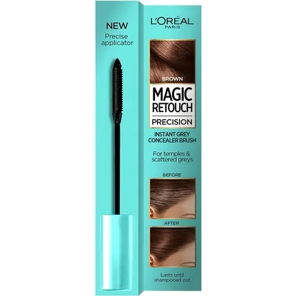 Mascara de păr, L'Oréal, Magic Retouch, maro, pentru fire albe — preț și oferte