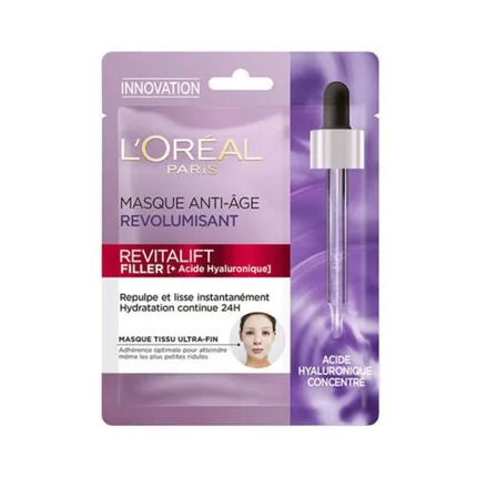 Mască facială, L'Oreal Paris, Revitalift Filler, acid hialuronic, alb — preț și oferte