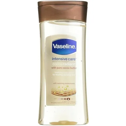 Ulei corp, Vaseline, Cocoa Radiant, 201 ml, maro — preț și oferte