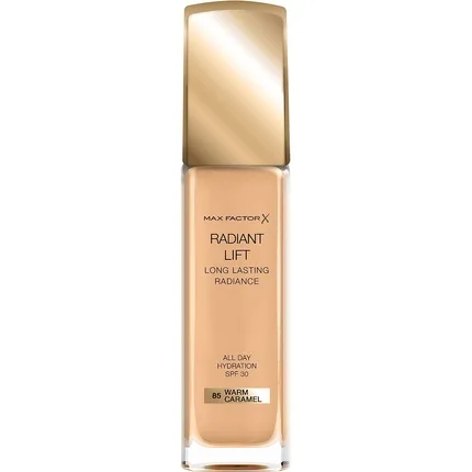 Fond de ten lichid, Max Factor, Radiant Lift, caramel, SPF30, acid hialuronic, 30ml — preț și oferte