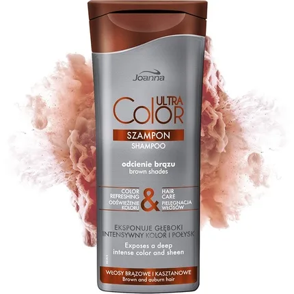 Șampon, Joanna, Ultra Color, revitalizare păr castaniu, 200 ml — preț și oferte