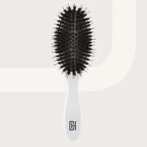 Perie extensii păr, Balmain, DoubleHair, negru, plastic