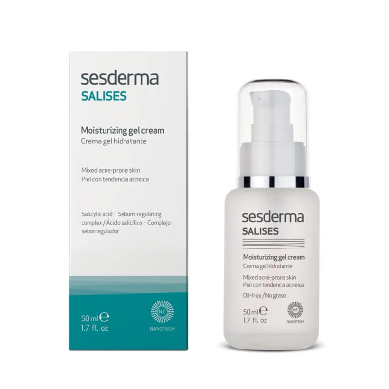 Cremă-gel hidratantă pentru tenul mixt si predispus la acnee SaliSes, 50ml, Sesderma — preț și oferte