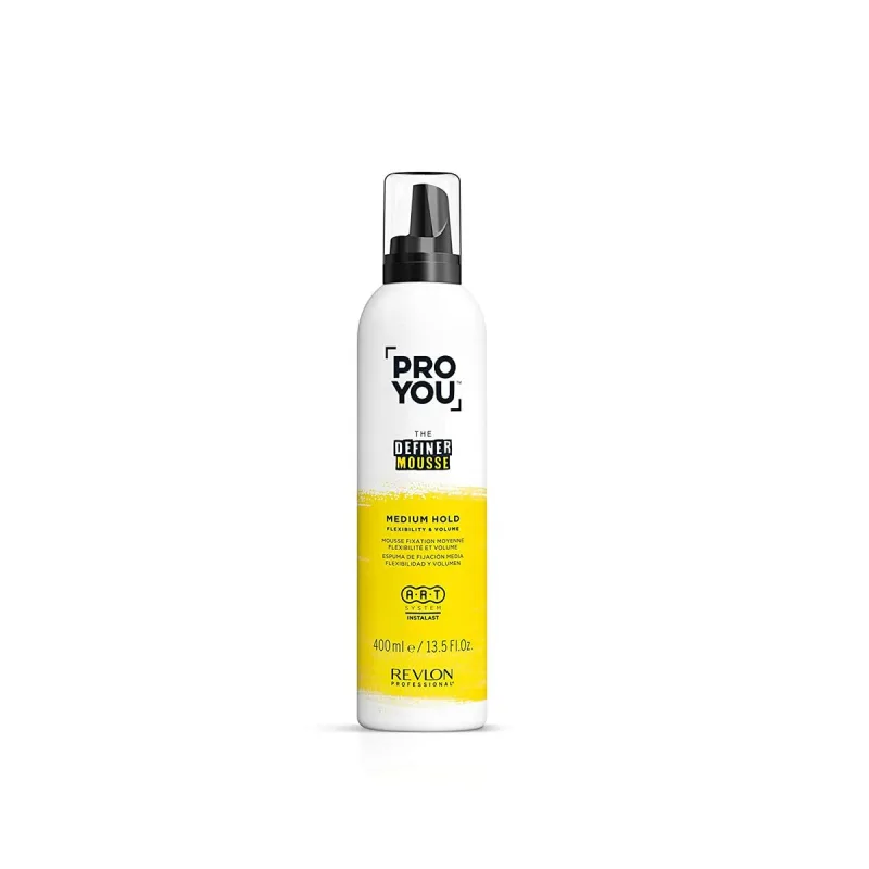 Spumă păr, Revlon, PROYOU The Definer, susținere medie, 400 ml — preț și oferte
