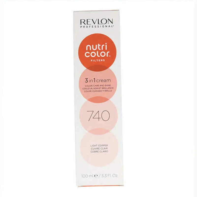 Vopsea de păr, Revlon, Nutri Color Filters 3 in 1, cupru deschis, 100 ml — preț și oferte
