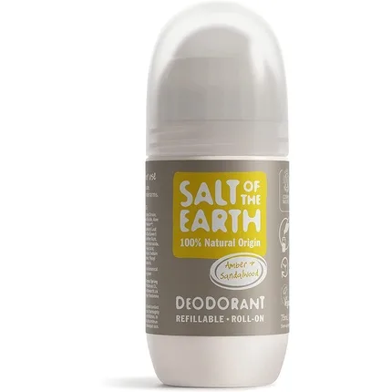 Deodorant roll-on, Salt of the Earth, amber, santal — preț și oferte
