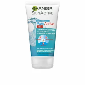 Gel de curățare Garnier Active, 3 în 1, 150 ml