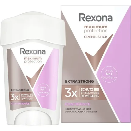 Deodorant cremă, Rexona, Maximum Protection Confidence, 45 ml — preț și oferte