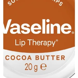Balsam de buze, Vaseline, Lip Therapy, unt de cacao, 20g
