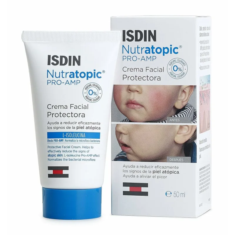 Cremă față, ISDIN, Nutratopic Pro-AMP, piele atopică, 50ml — preț și oferte