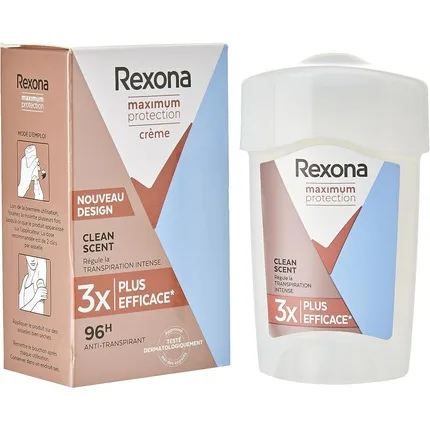 Deodorant cremă, Rexona, Maximum Protection, 45 ml, senzitiv — preț și oferte