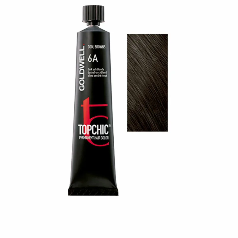 Vopsea permanentă, Goldwell, Topchic 6A, 60 ml — preț și oferte