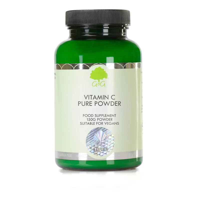 Vitamina C pulbere pura, 150 g G&G Vitamins — preț și oferte