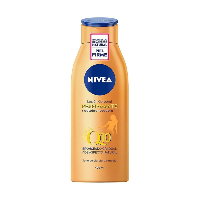 Loțiune autobronzantă, Nivea, Q10+, fermitate, 400 ml — preț și oferte