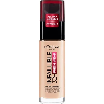 Fond de ten, L'Oréal Paris, Infallible, 32H, fildeș — preț și oferte