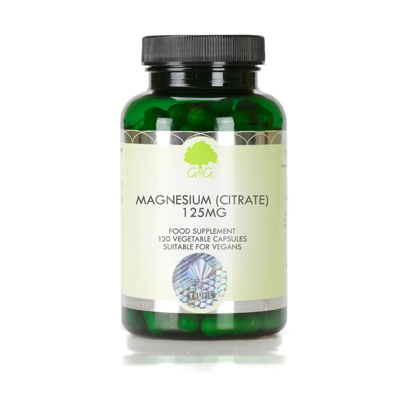Magneziu citrat 100 mg, 90 capsule G&G Vitamins — preț și oferte