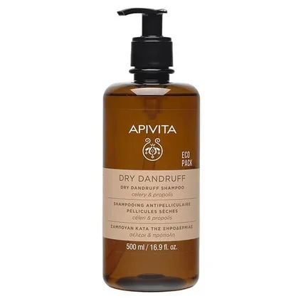 Șampon, Apivita, Dry Dandruff, telina, propolis, 500 ml — preț și oferte