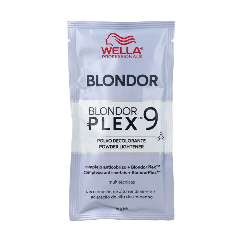 Pulbere decolorantă, Wella, Blondor Plex, albastru, 30 g — preț și oferte