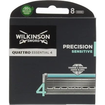 Lame de ras, Wilkinson Sword, Quattro Titanium, 8 bucăți — preț și oferte