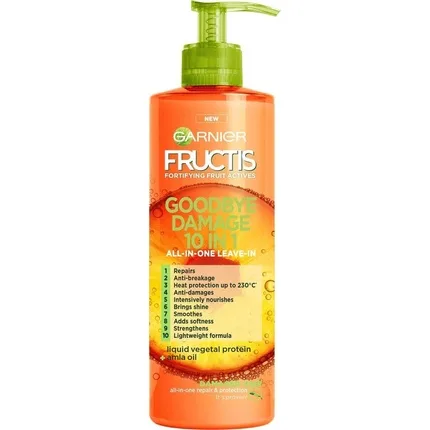 Balsam leave-in, Garnier, Fructis Goodbye Damage, 400 ml, 10in1 — preț și oferte