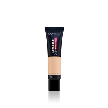 Fond de ten, L'Oréal Paris, Matte Cover, 115 Warm, 30ml L'OREAL PARIS — preț și oferte