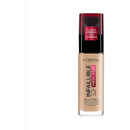 Fond de ten, L'Oréal Paris, Infallible 32H, bej, 30ml — preț și oferte