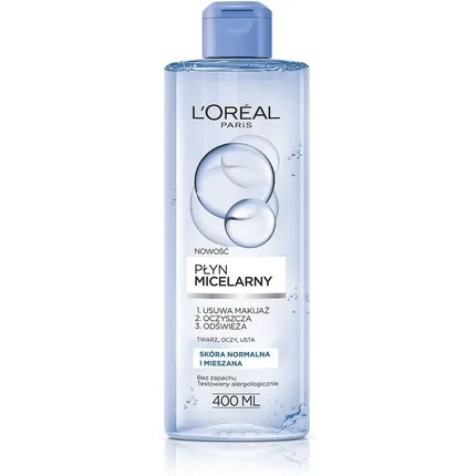 Apă micelară, L'Oreal Paris, 400 ml, piele normală și mixtă L'Oréal — preț și oferte