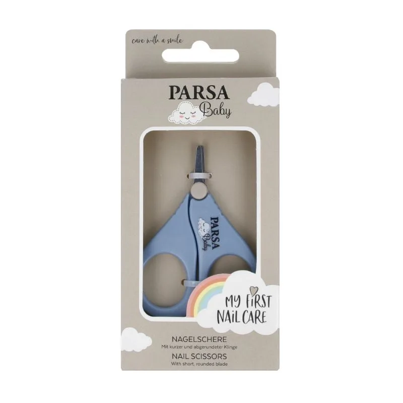 Foarfeca de unghii bebelusi Baby, albastra, 1 bucata, Parsa — preț și oferte