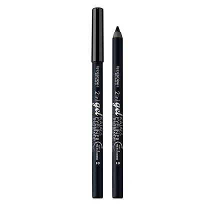 Eyeliner, Deborah Milano, Kajal 2-in-1, negru, 1.21g — preț și oferte
