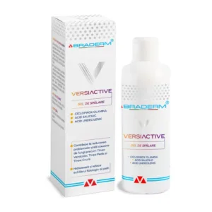 Gel de spalare pentru corp si scalp Versiactive, 200 ml, Braderm