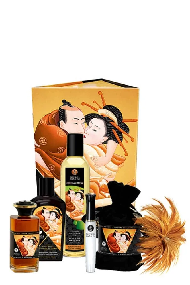 Set cosmetice, Shunga, SWEET KISSES, 6 piese, roz — preț și oferte