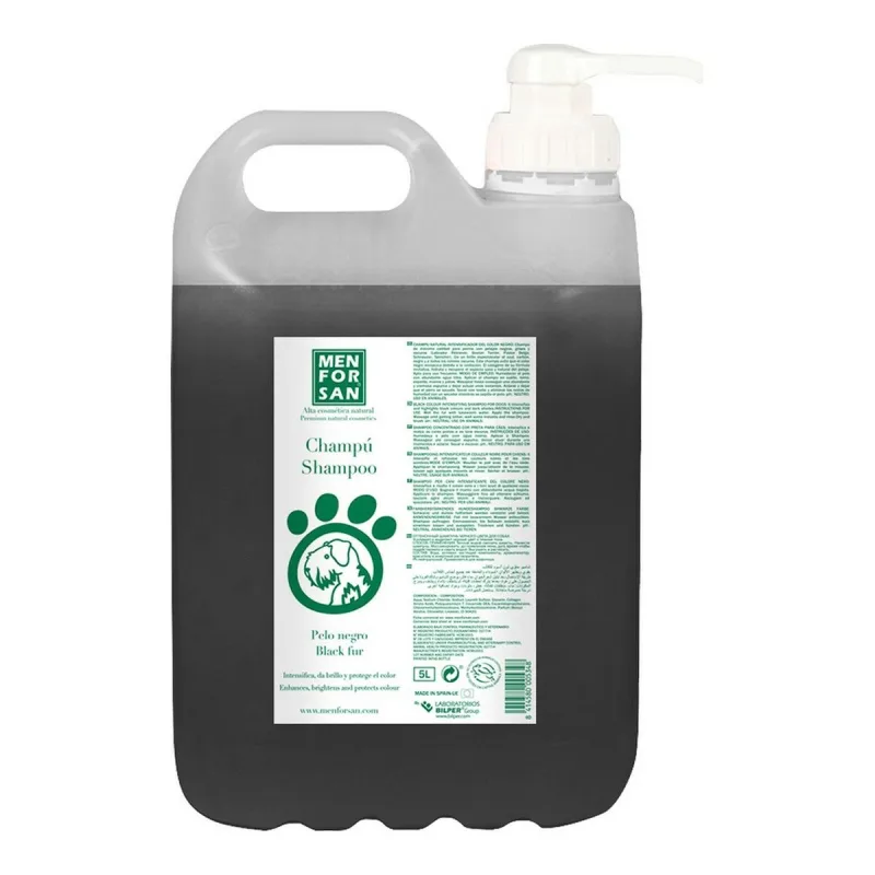 Șampon pentru câini, Menforsan, 5 L, păr închis Unknown — preț și oferte